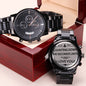 Personalized Engraved Watch For Groom from Bride-[Heartfelt Family Gift]