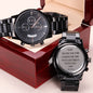 Personalized Engraved Watch For Dad-[Heartfelt Family Gift]
