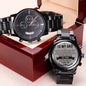 Engraved Watch Gift for Dad Always and Forever-[Heartfelt Family Gift]