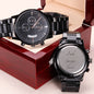 Love you forever Men's Engraved Watch Gift-[Heartfelt Family Gift]