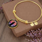 Mother My Guiding Light Engraved Bangle Bracelet-[Heartfelt Family Gift]