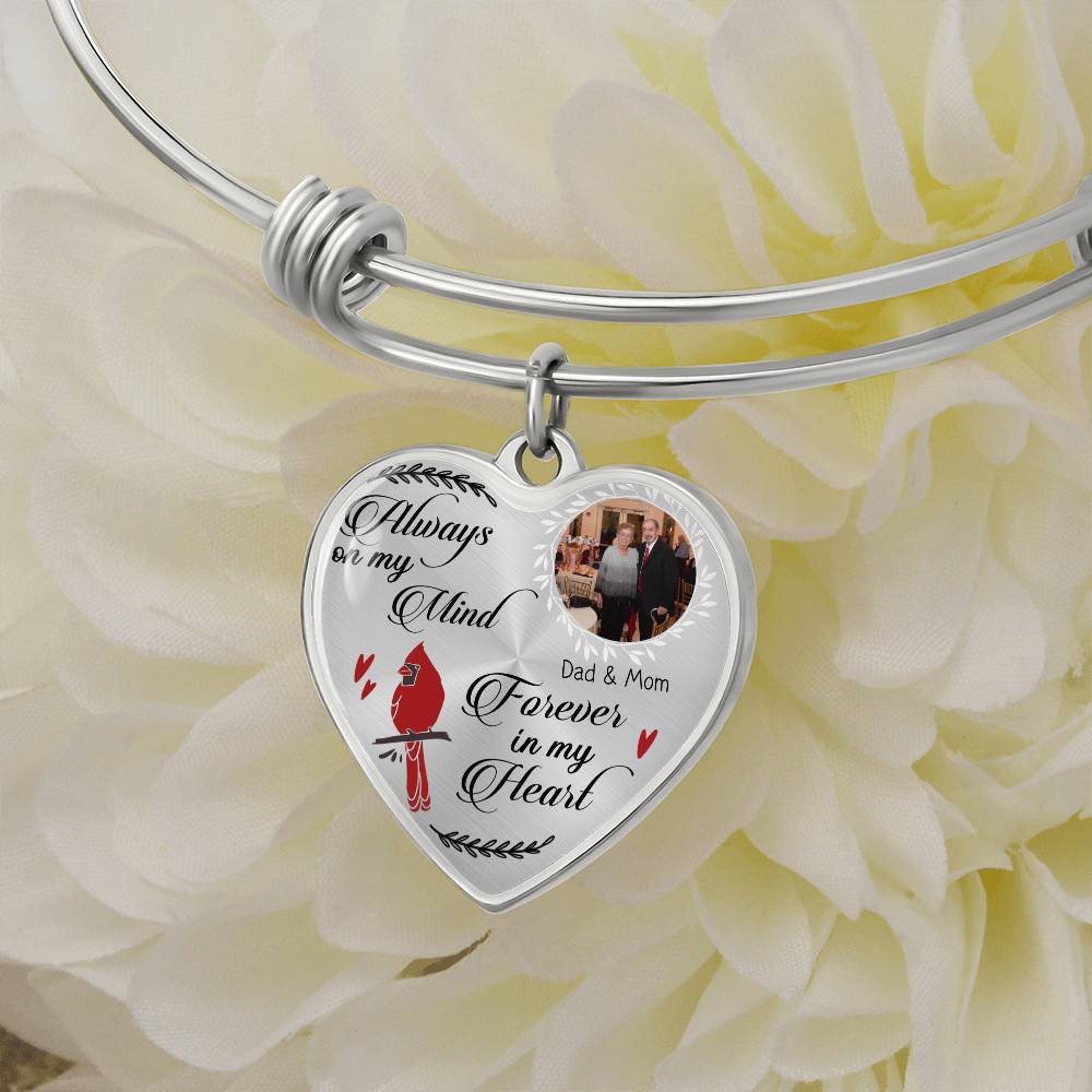 heart bangle-[Heartfelt Family Gift]