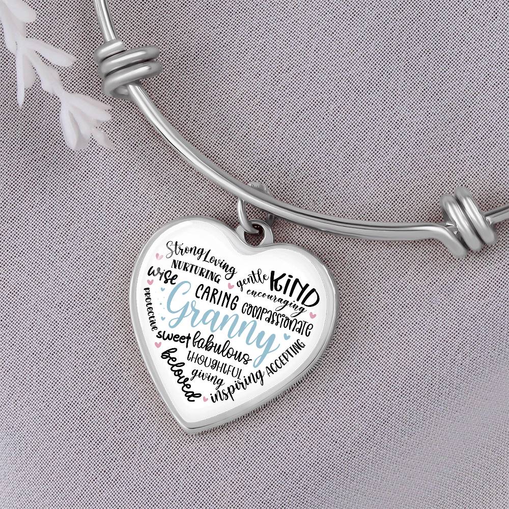 Granny Bangle Bracelet  Gift for Grandma-[Heartfelt Family Gift]