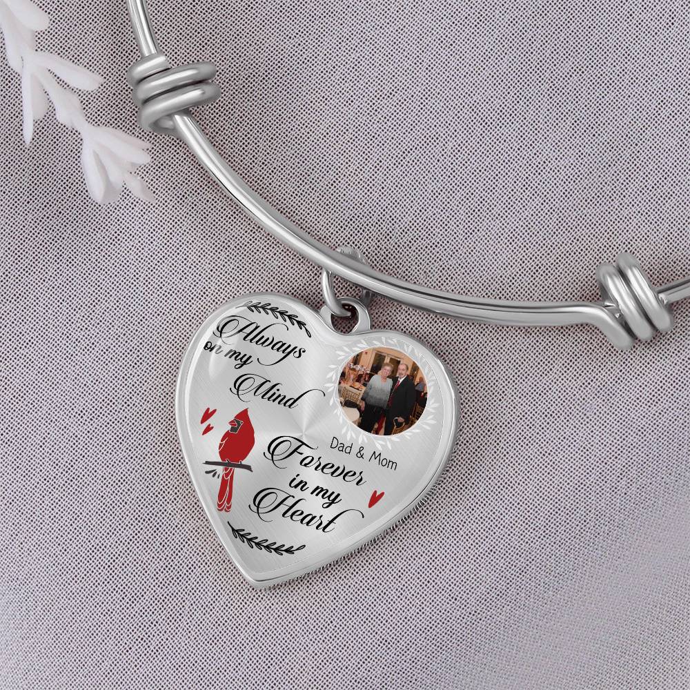 heart bangle-[Heartfelt Family Gift]