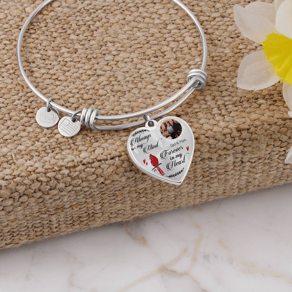 heart bangle-[Heartfelt Family Gift]