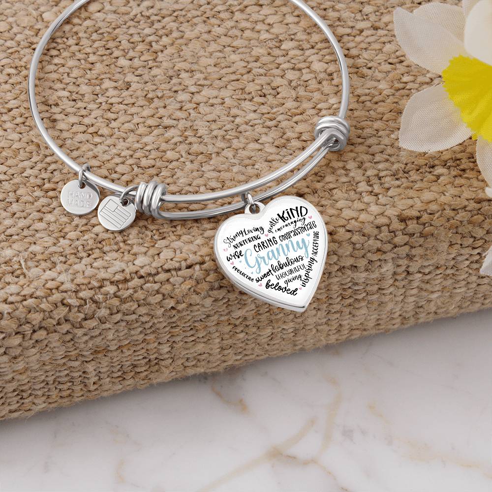 Granny Bangle Bracelet  Gift for Grandma-[Heartfelt Family Gift]