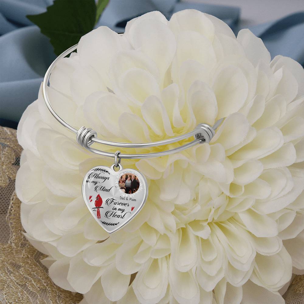 heart bangle-[Heartfelt Family Gift]