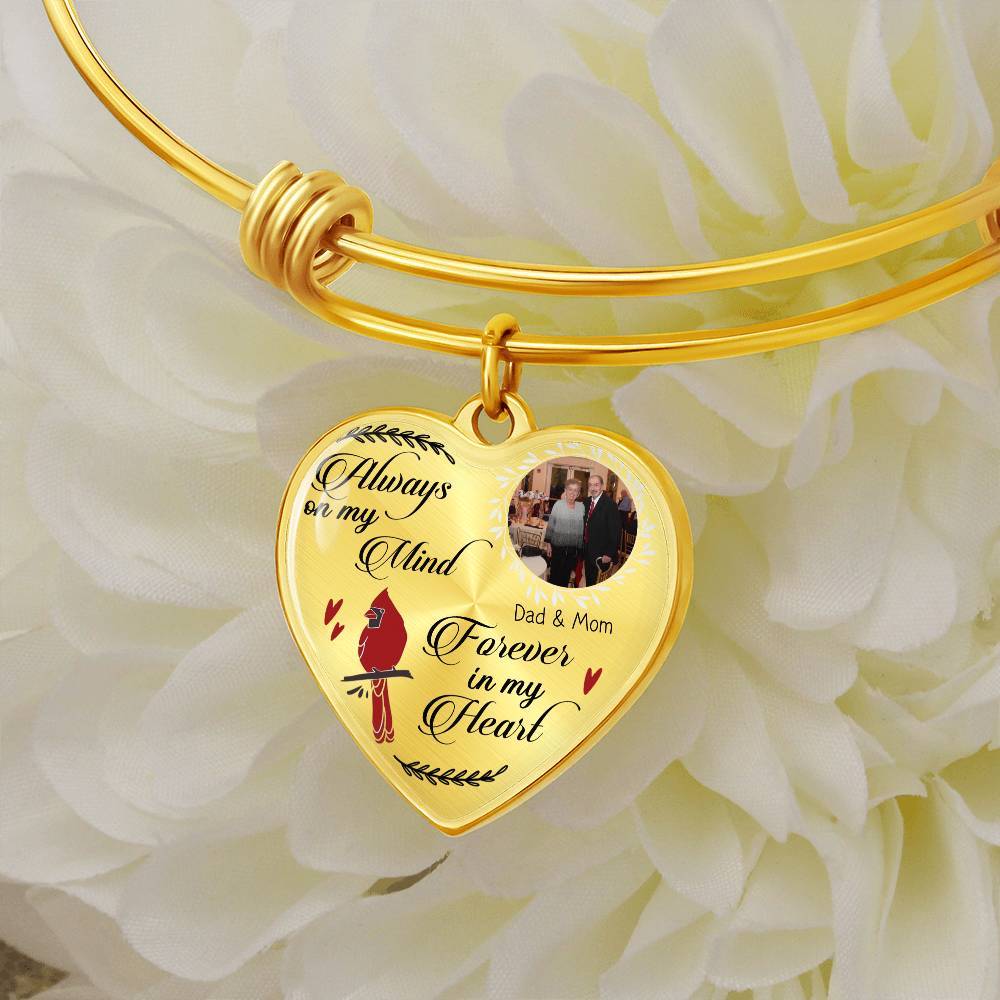 heart bangle-[Heartfelt Family Gift]