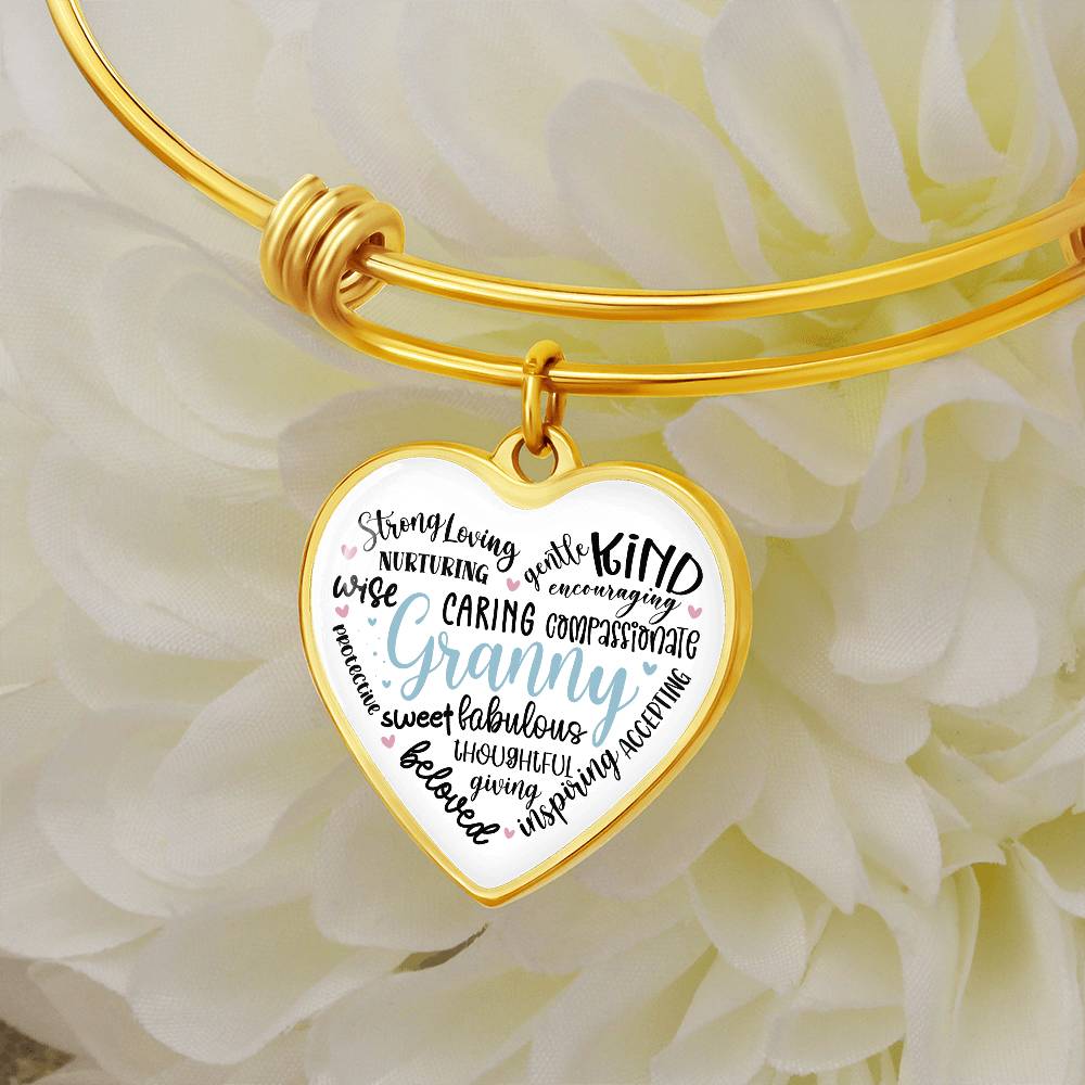 Granny Bangle Bracelet  Gift for Grandma-[Heartfelt Family Gift]