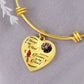 heart bangle-[Heartfelt Family Gift]