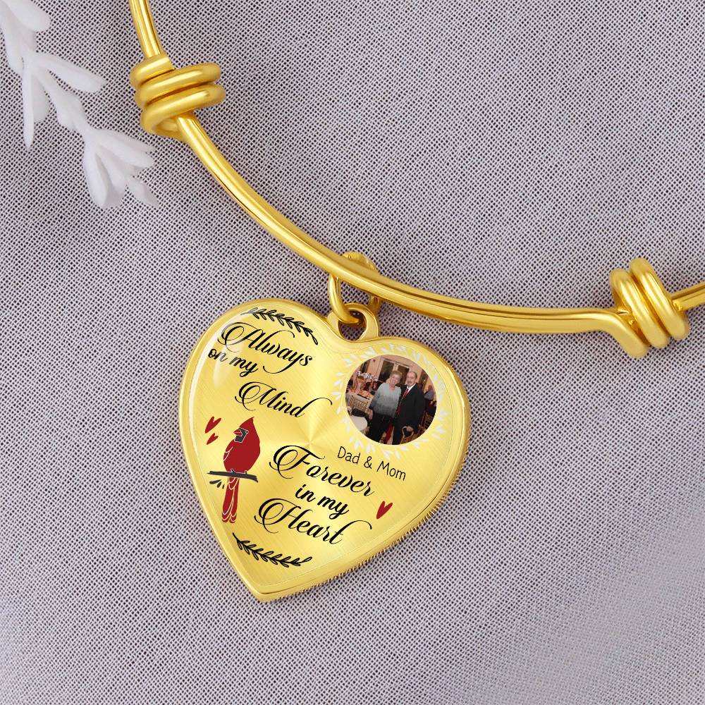 heart bangle-[Heartfelt Family Gift]