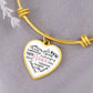 Nana Heart Bangle Bracelet Engraved-[Heartfelt Family Gift]
