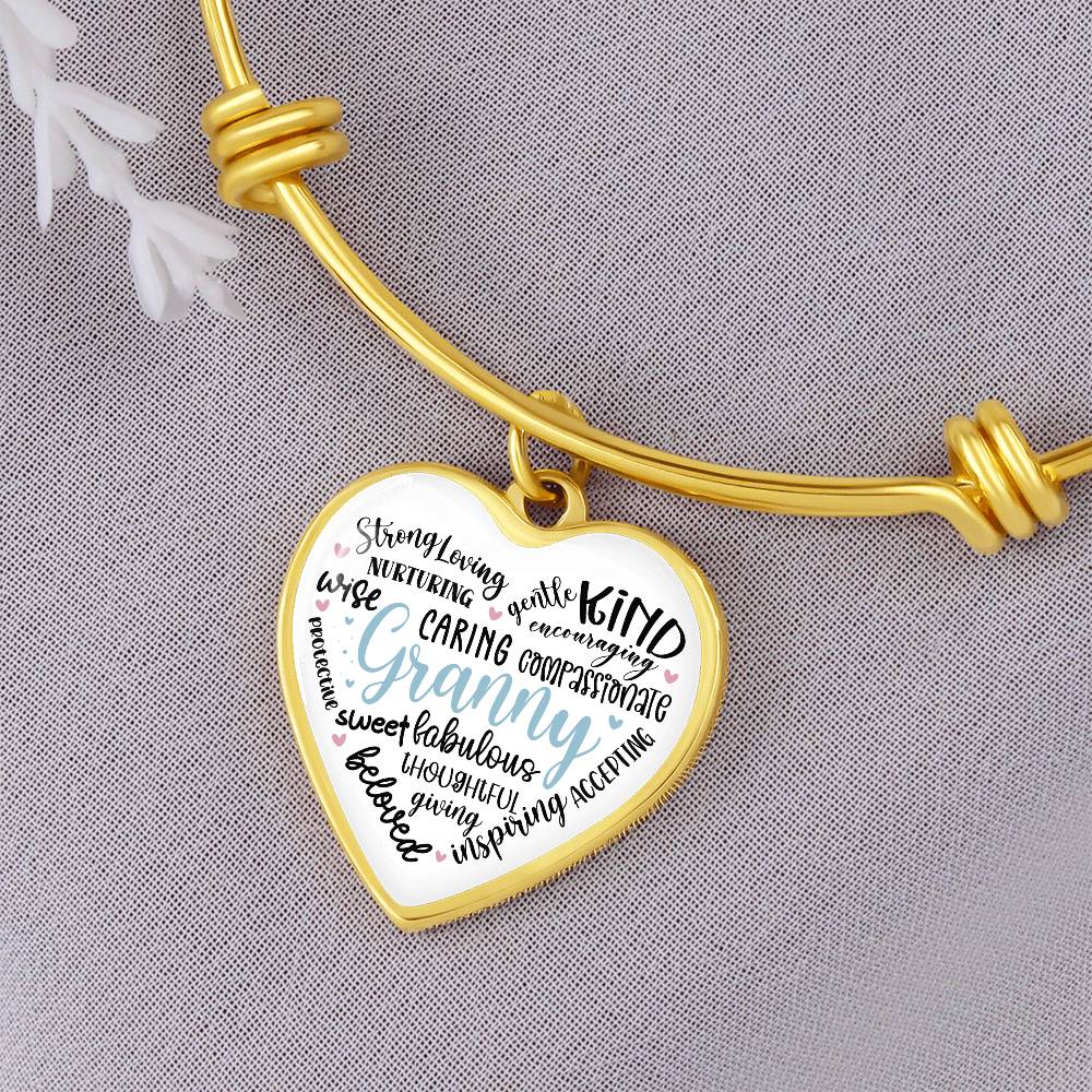 Granny Bangle Bracelet  Gift for Grandma-[Heartfelt Family Gift]