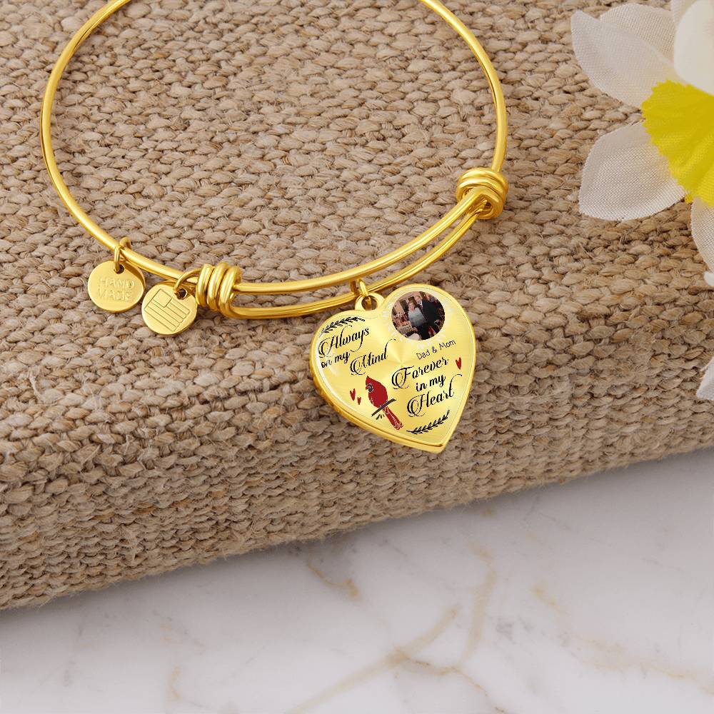 heart bangle-[Heartfelt Family Gift]