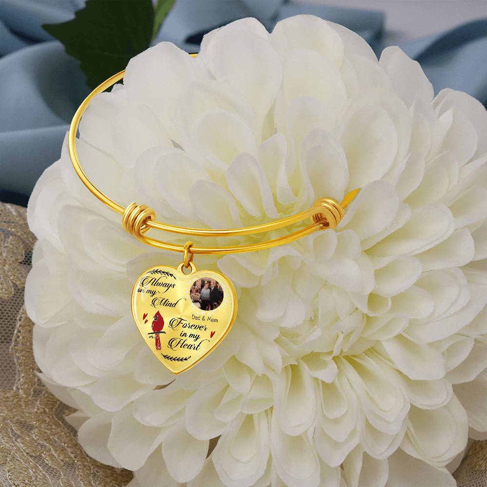 heart bangle-[Heartfelt Family Gift]