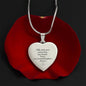 Granddaughter Heart Necklace-[Heartfelt Family Gift]