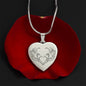 Memorial Necklace Engraved Heart Necklace-[Heartfelt Family Gift]