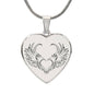 Memorial Necklace Engraved Heart Necklace-[Heartfelt Family Gift]