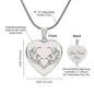 Memorial Necklace Engraved Heart Necklace-[Heartfelt Family Gift]