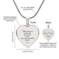 Granddaughter Heart Necklace-[Heartfelt Family Gift]