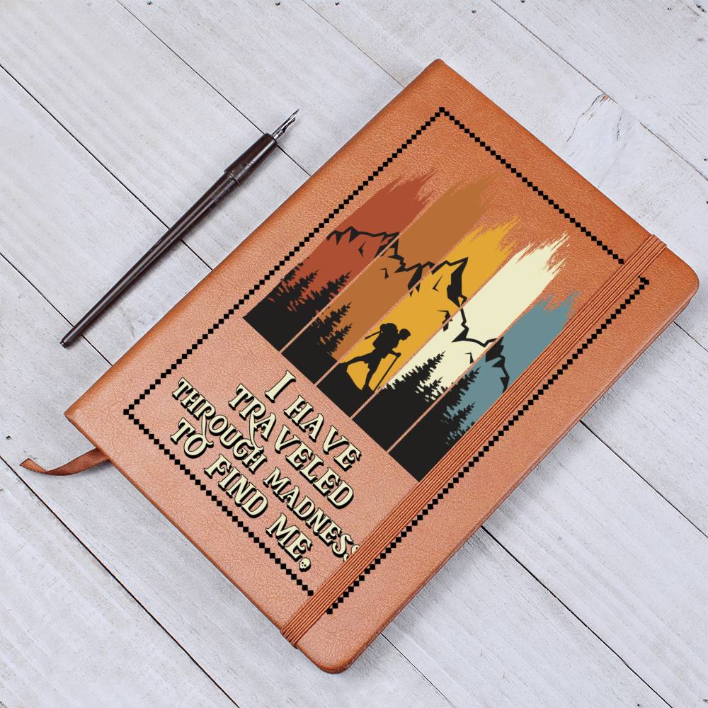 I have traveled Leather Journal-[Heartfelt Family Gift]