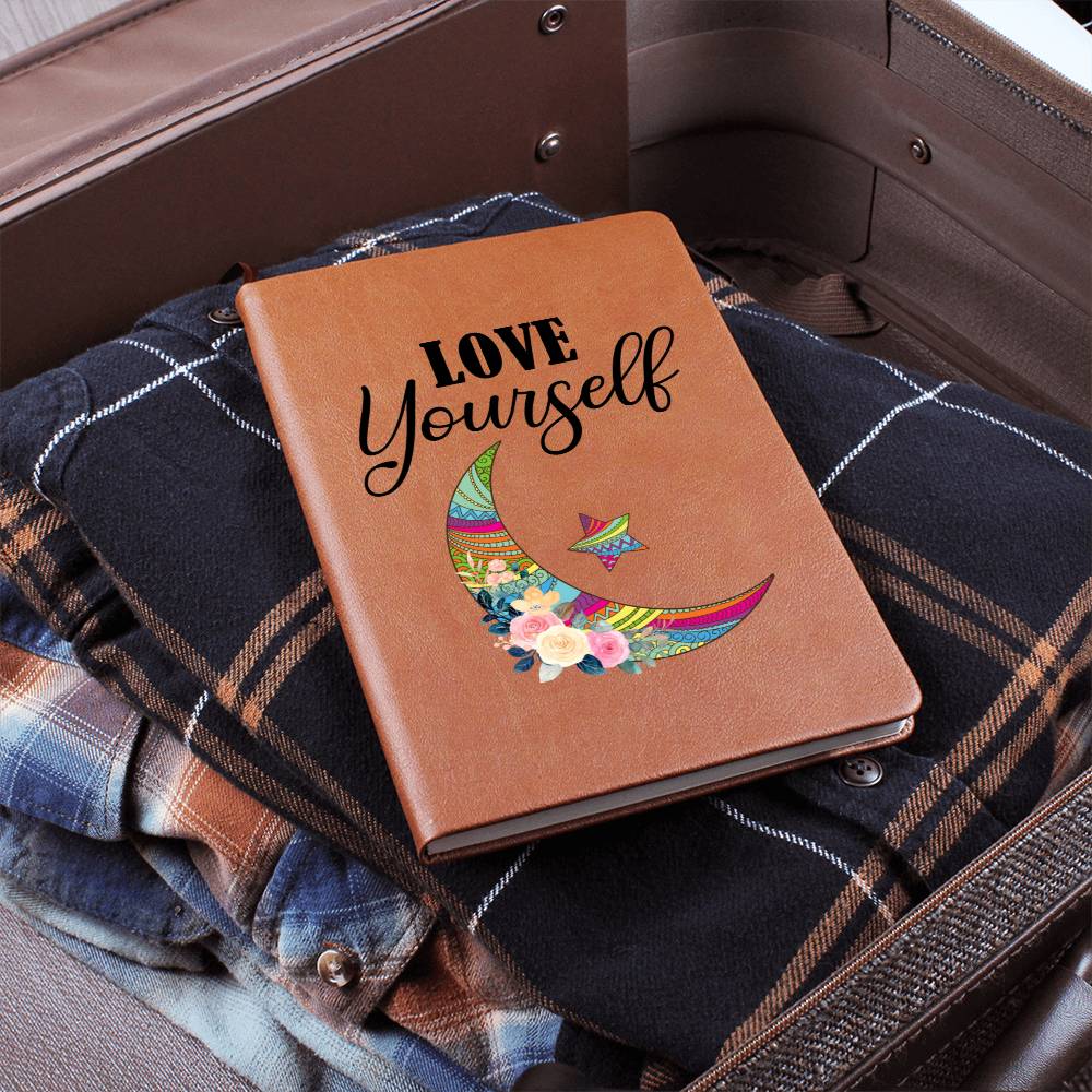 Love Yourself Leather Journal-[Heartfelt Family Gift]