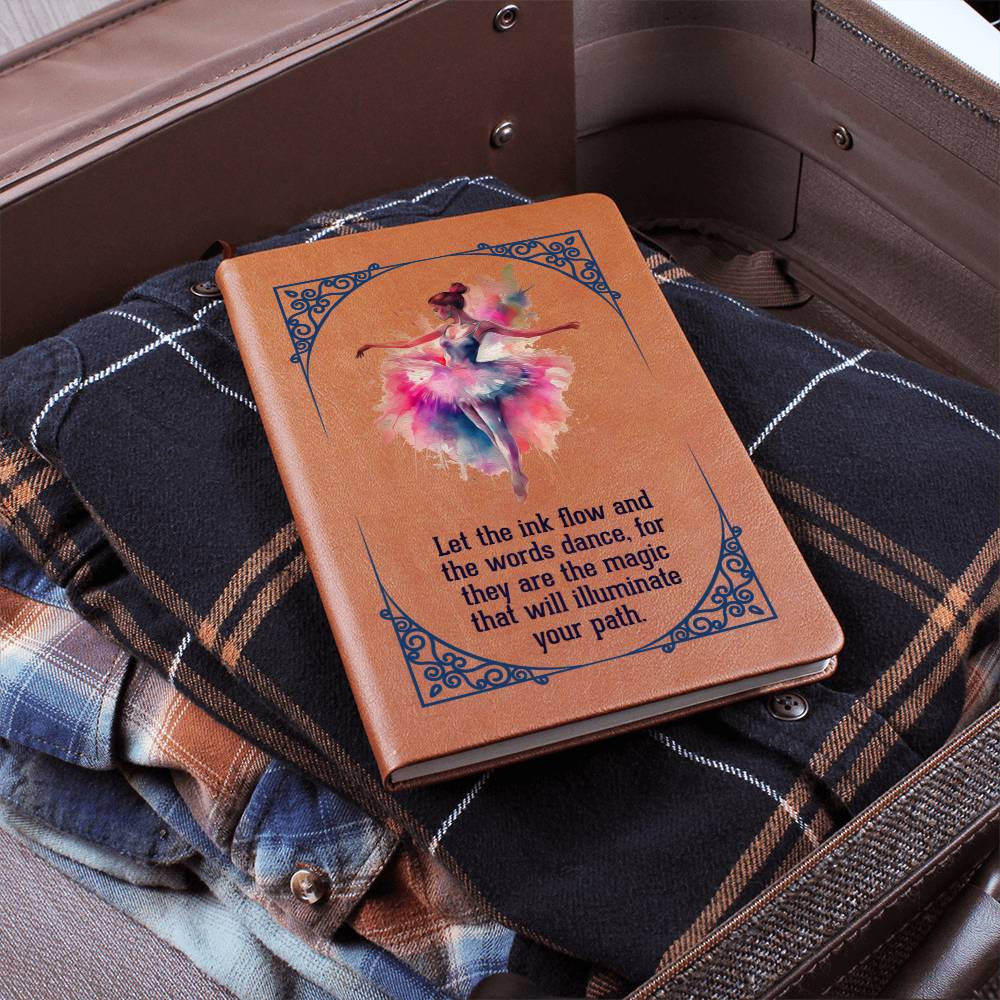 Ballerina Leather Journal-[Heartfelt Family Gift]