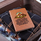 Embrace the journey Leather Journal-[Heartfelt Family Gift]