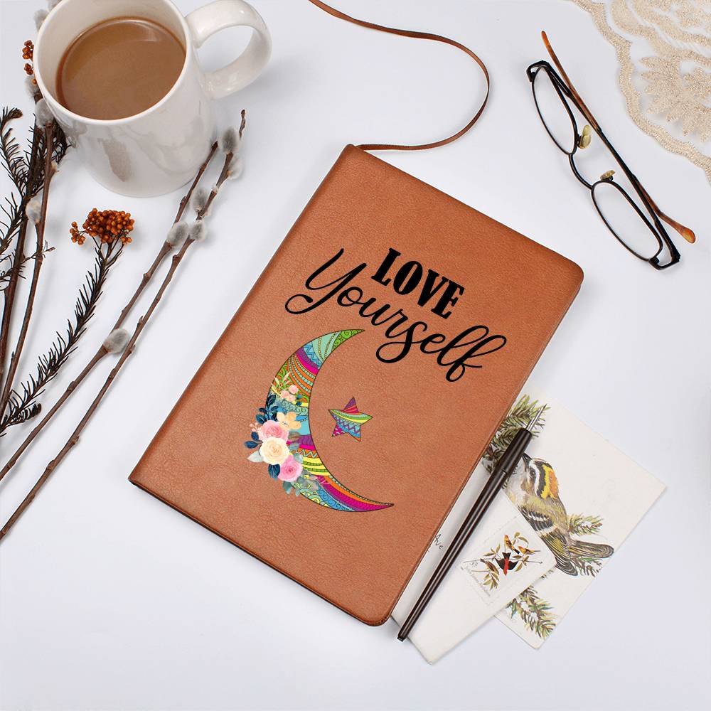 Love Yourself Leather Journal-[Heartfelt Family Gift]