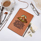 Embrace the journey Leather Journal-[Heartfelt Family Gift]