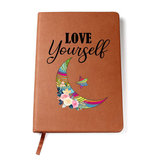 Love Yourself Leather Journal-[Heartfelt Family Gift]