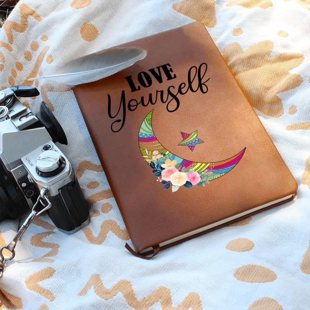 Love Yourself Leather Journal-[Heartfelt Family Gift]