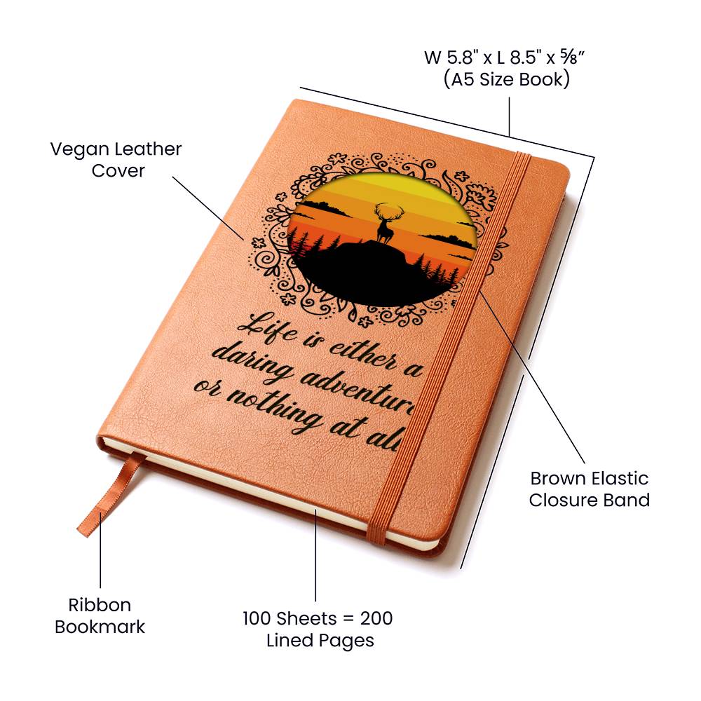 Adventure Leather Journal-[Heartfelt Family Gift]