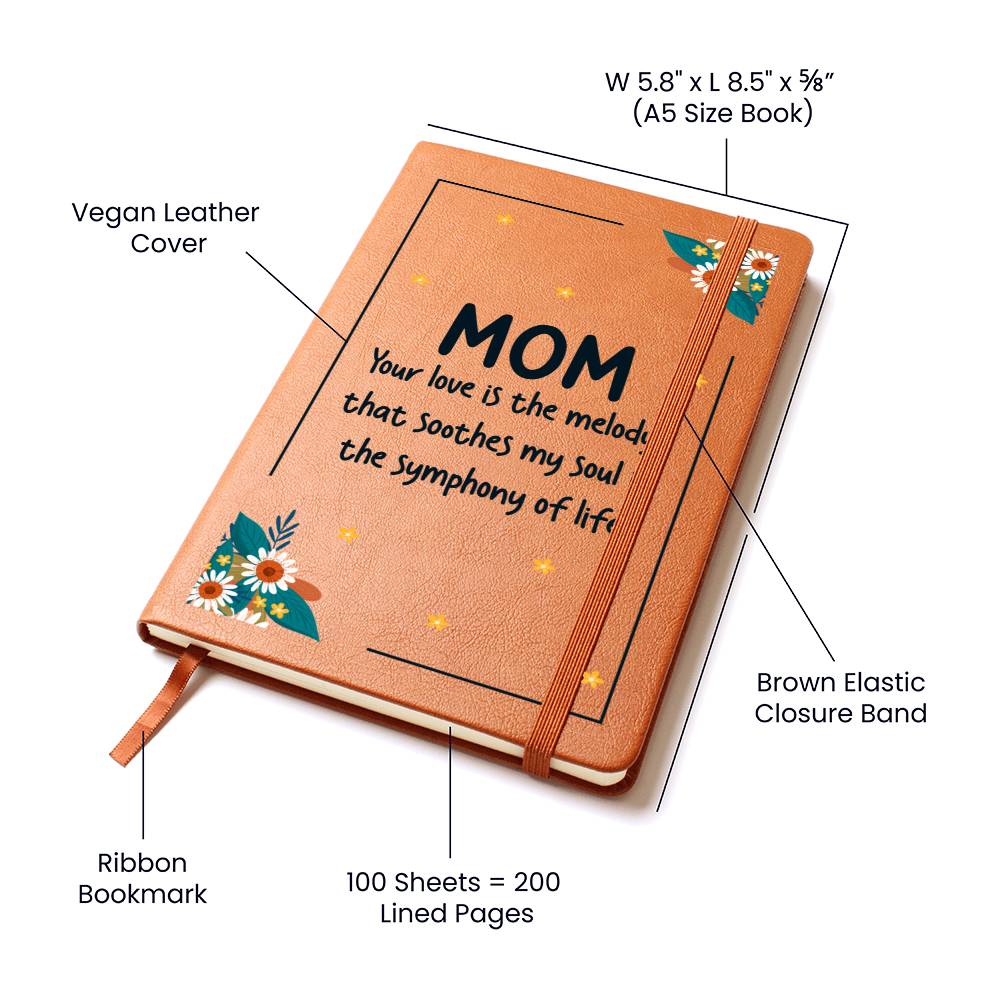 Mom Leather Journal-[Heartfelt Family Gift]