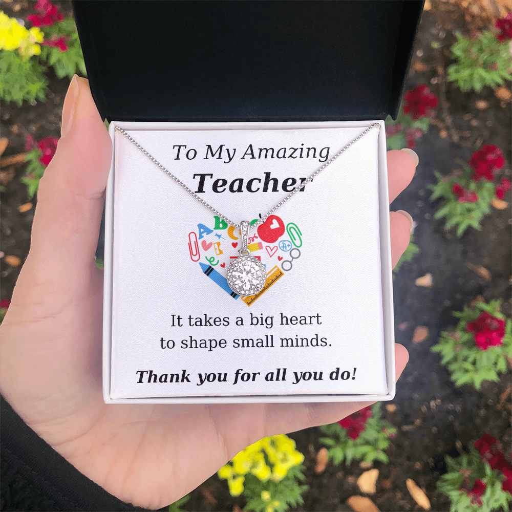 Teacher Appreciation Necklace Gift