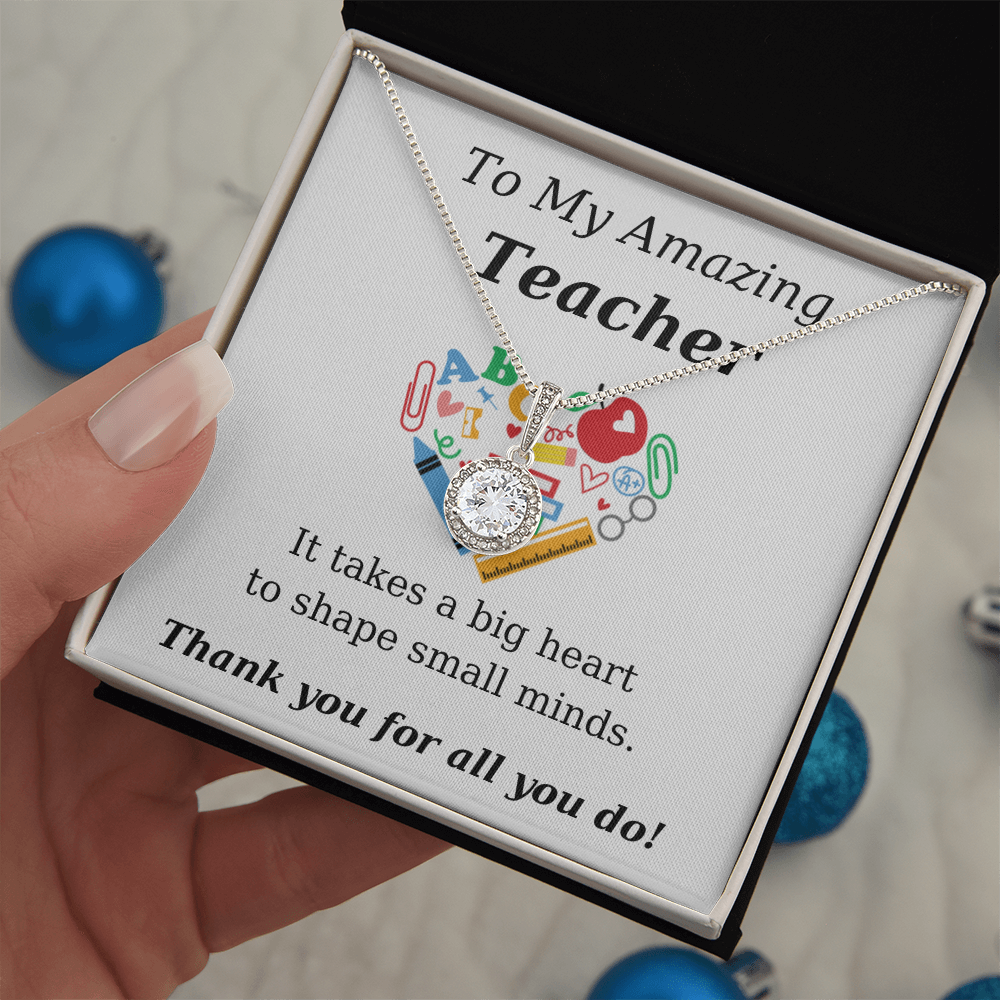 Teacher Appreciation Necklace Gift