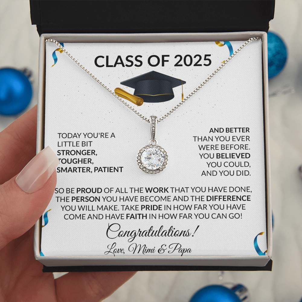Class of 2025 Graduation Gift Necklace Eternal Hope-[Heartfelt Family Gift]