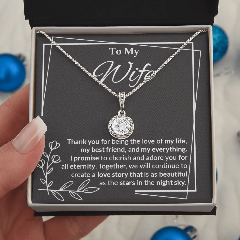 Monogrammed Hope Necklace for My Wife - Thoughtful Gift for Your Beloved - Shopify-[Heartfelt Family Gift]