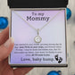 Mommy from Baby Bump Hope Necklace Gift-[Heartfelt Family Gift]
