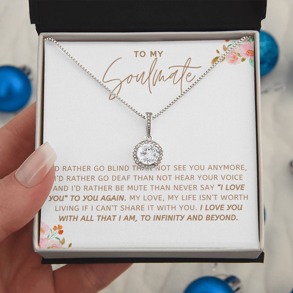 Hope Necklace Gift Soulmate Jewelry for a Meaningful Connection-[Heartfelt Family Gift]