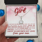 Monogrammed Leather Hope Necklace for Girls A Meaningful Gift-[Heartfelt Family Gift]