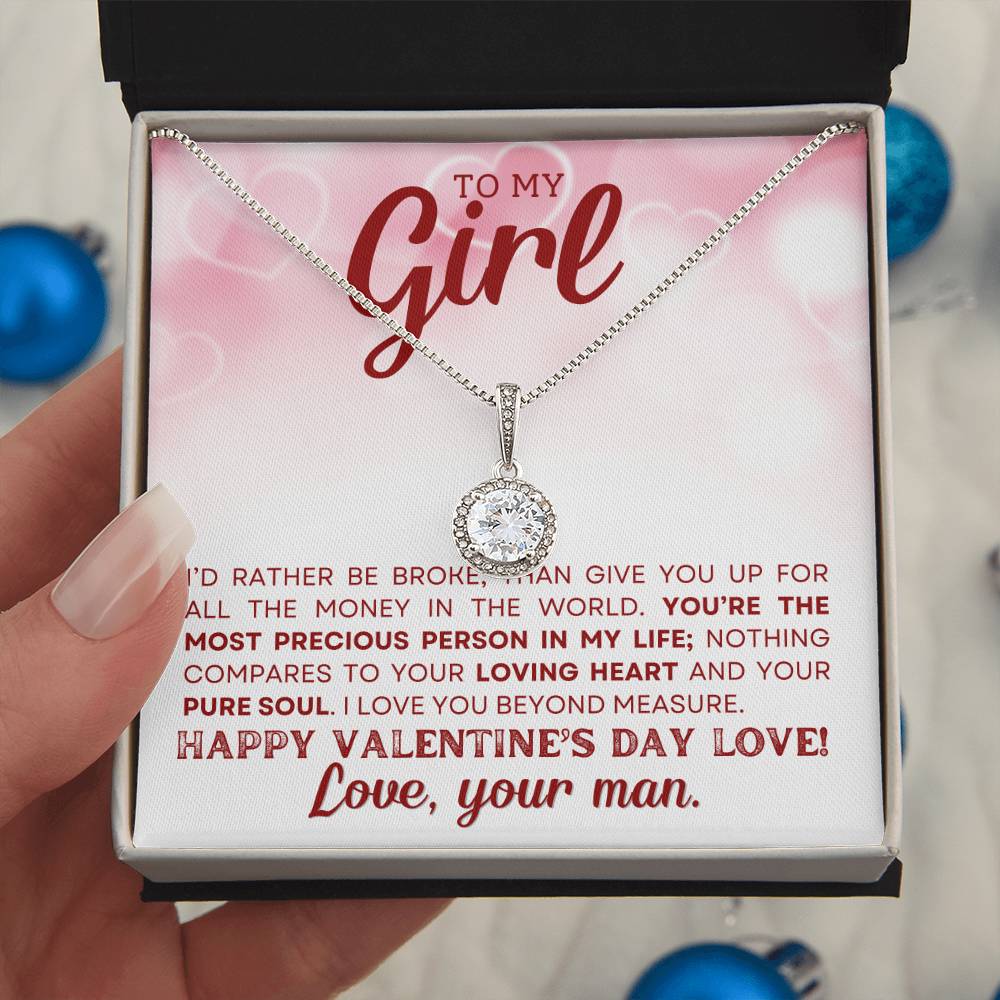 Monogrammed Leather Hope Necklace for Girls A Meaningful Gift-[Heartfelt Family Gift]