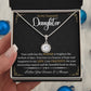 Daughter Hope Necklace  Thoughtful Gift to Bring Joyful Moments-[Heartfelt Family Gift]