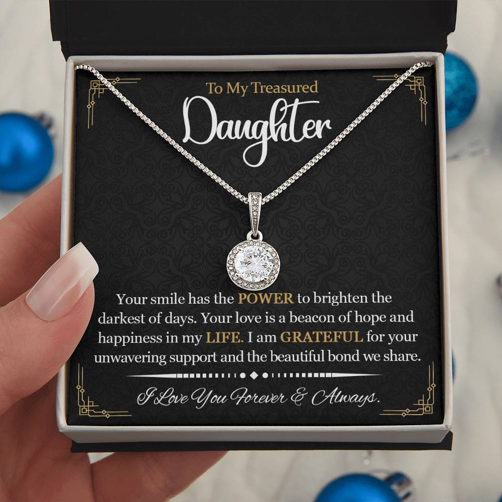 Daughter Hope Necklace  Thoughtful Gift to Bring Joyful Moments-[Heartfelt Family Gift]
