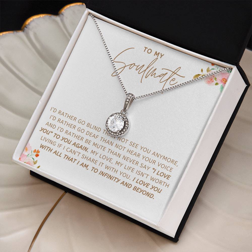 Hope Necklace Gift Soulmate Jewelry for a Meaningful Connection-[Heartfelt Family Gift]