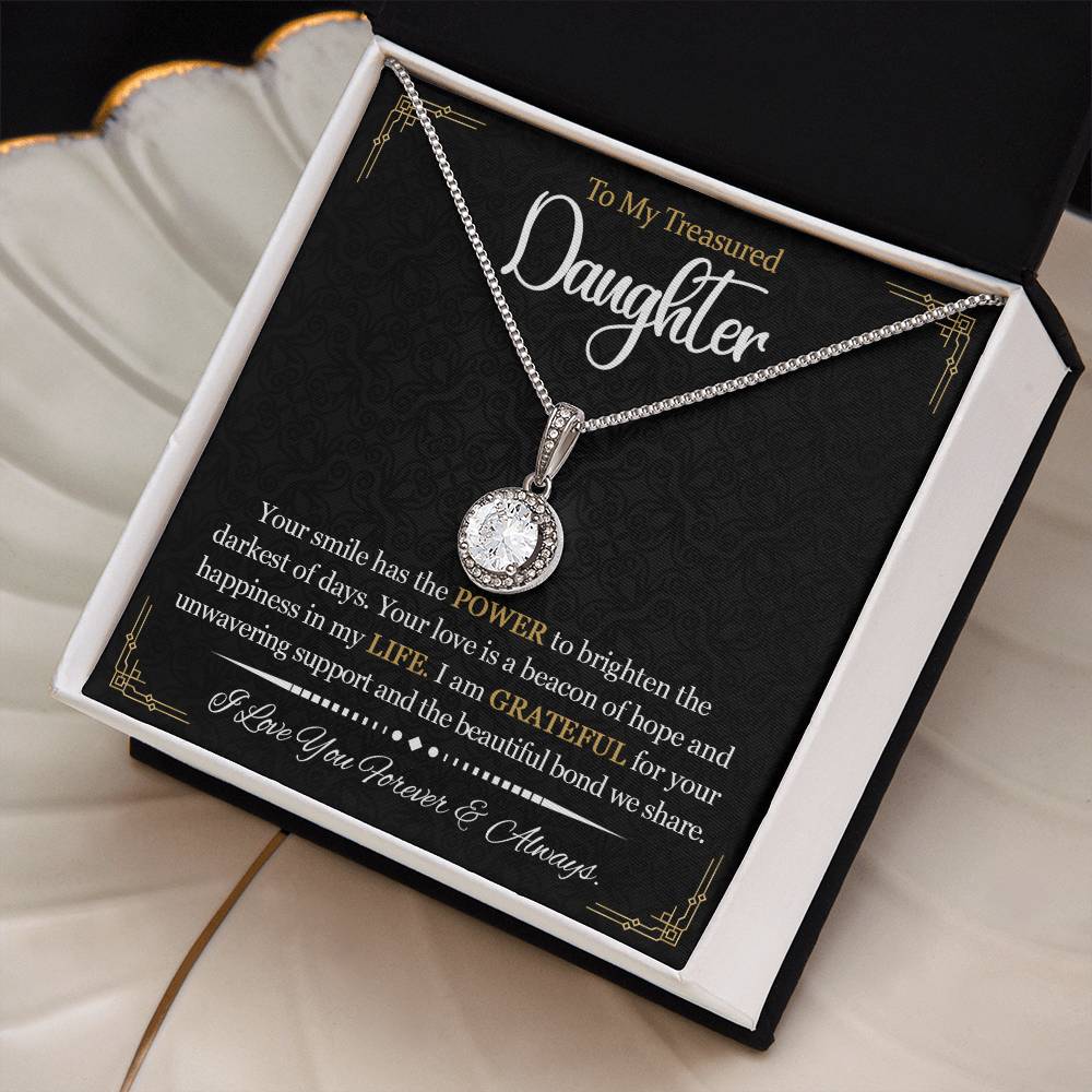 Daughter Hope Necklace  Thoughtful Gift to Bring Joyful Moments-[Heartfelt Family Gift]