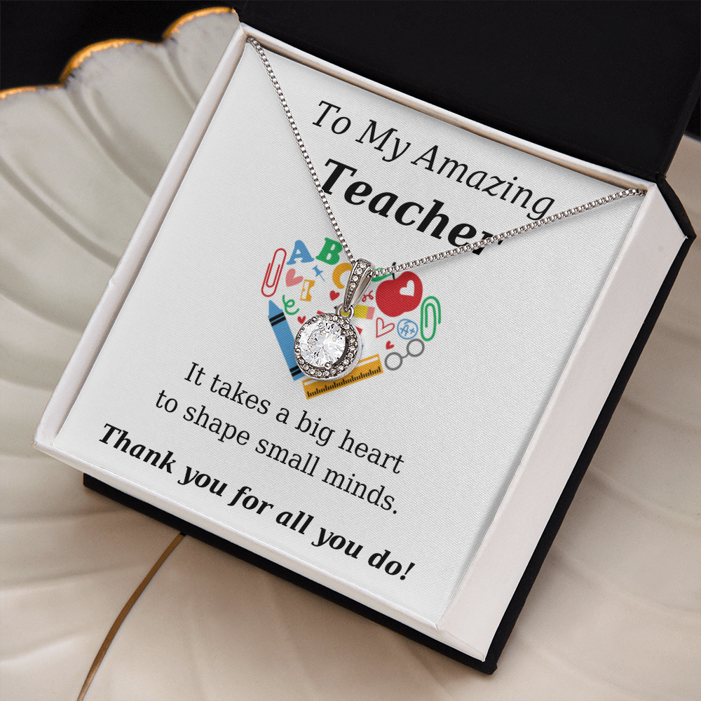Teacher Appreciation Necklace Gift