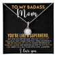 Badass Mom Hope Necklace - Unique Gift for Moms  Top-Quality Jewelry-[Heartfelt Family Gift]