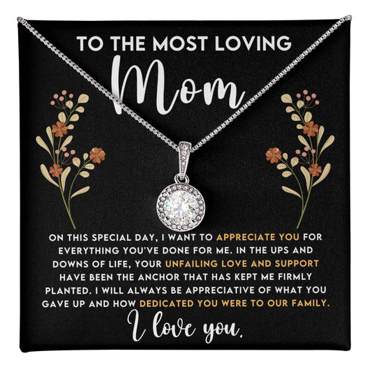 Loving Mom Hope Necklace Gift-[Heartfelt Family Gift]