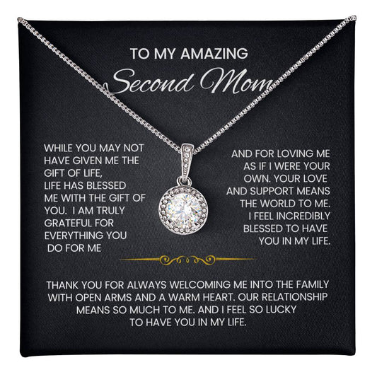 To My Second Mom Hope Necklace
